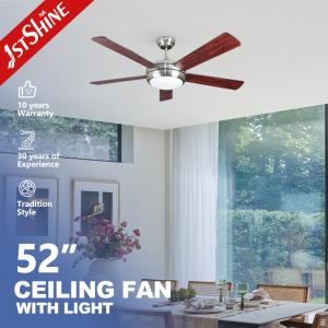 China Remote Control ROHS Modern Flush Mount Ceiling Fan With Light wholesale