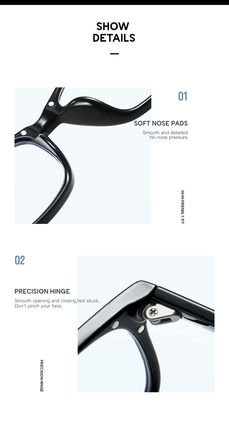 Presbyopic TR90 Reading Glasses Anti Blue Ray Student Optical