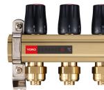 6123 Brass Water Distribution Manifolds Branches Supply / Return Flowrate