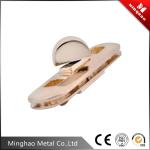Hot sale gold handbag square turn lock for bag fittings，20.05*74.93mm