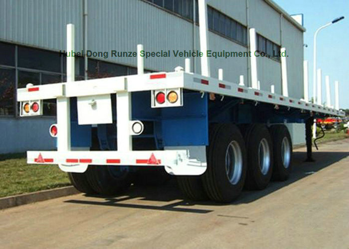 Timber Lumber Transport Semi Trailer Long Wood Transport Log Trailer, 3 Axle Log Trailer 60ton