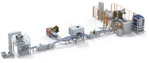 China Industrial Food Packaging Machine Fully Automatic Snack Packaging Line wholesale