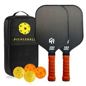 China T300 T700 18K 12K 3K Carbon Fiber Pickleball Paddle Set With 41.7mm Length wholesale