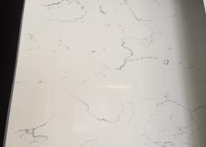 China White Quartz Stone Countertops , marble quartz countertops QS508 wholesale