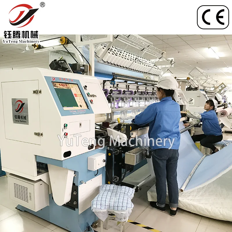 Industry High Speed Chain Stitch Multi Needle Quilting Sewing Blanket Machine