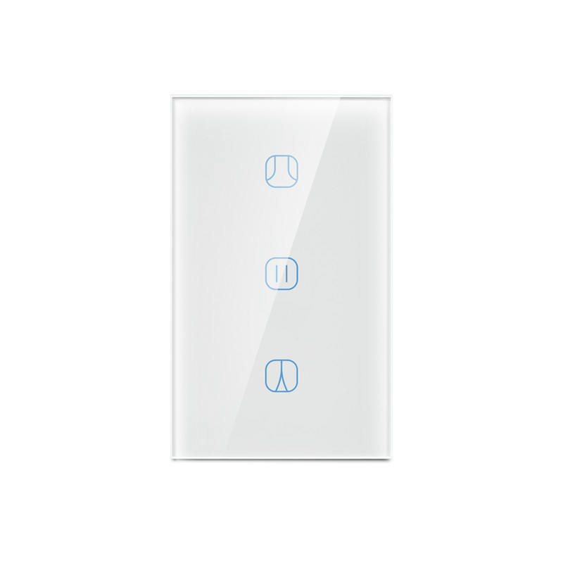 US Standard WiFi Curtain Switch for Electric Motorized Curtain Blind Roller Shutter, Google Home, Alexa Voice Control