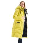 FODARLLOY Winter Jacket Women's Zipper Slim Hooded Coat Female Warm Parkas Long