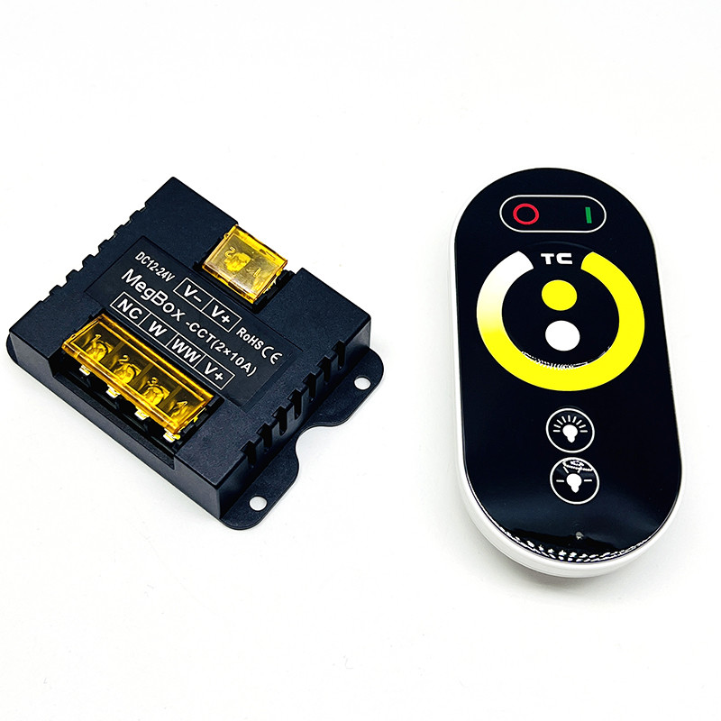 Color Temperature LED Controller Dimmer DC 12V DC 24V Remote Control