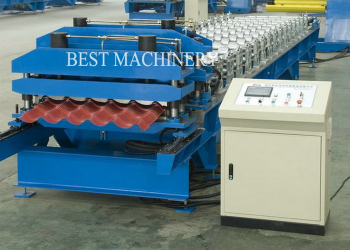 1000mm Metal Roof Roll Forming Machine Double Layer , Roofing Sheet Making Machine