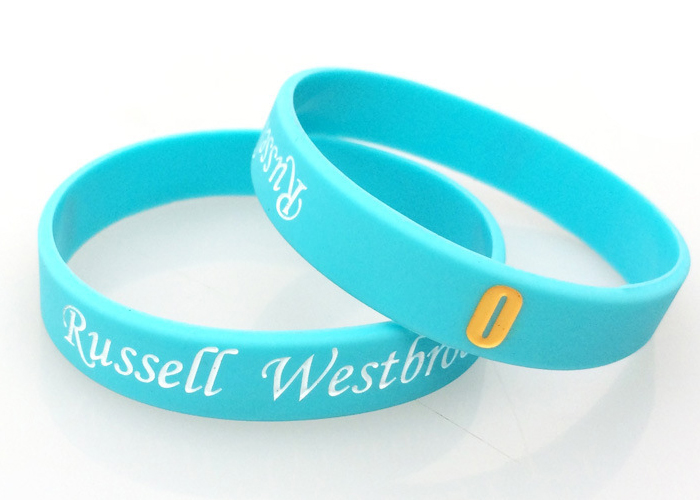 QR Code custom Silicone bracelet wristband for adlut boys girls school company words logo sign