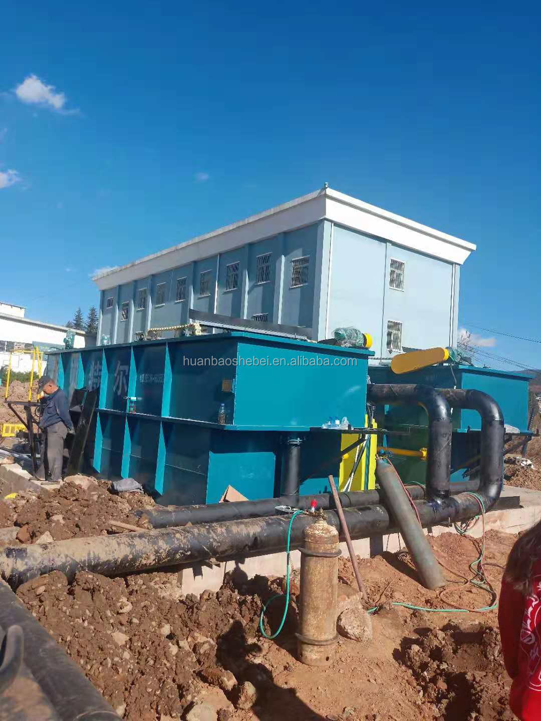 5mm Thick Dissolved Air Flotation Machine for Petrochemical Wastewater Treatment in Kenya