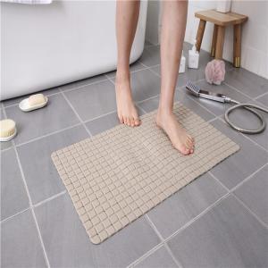 China Hotel Anti Slip Bathtub Rug Grey Bathroom Pvc Floor Mats wholesale