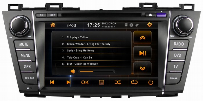 Car CD player for Mazda 5 /Premacy 2009-2012 with auto gps navigation OCB-8005