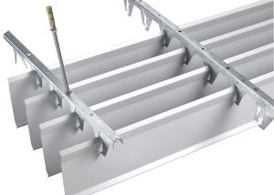 China Interior Aluminum Suspended Linear Metal Open Cell Ceiling Tiles For Metro Station Decoration Materials wholesale