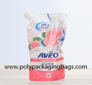 China Refillable Self Supporting 100ml 200ml 0.16mm Liquid Spout Bags wholesale