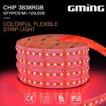 520-530nm Aluminum 5050 12W Flexible RGB LED Strip Light