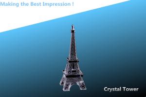China crystal tower craft/crystal tower/glass model/crystal tower model/Eiffel Tower craft wholesale