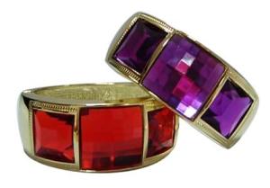 China gemstone wide bangle wholesale