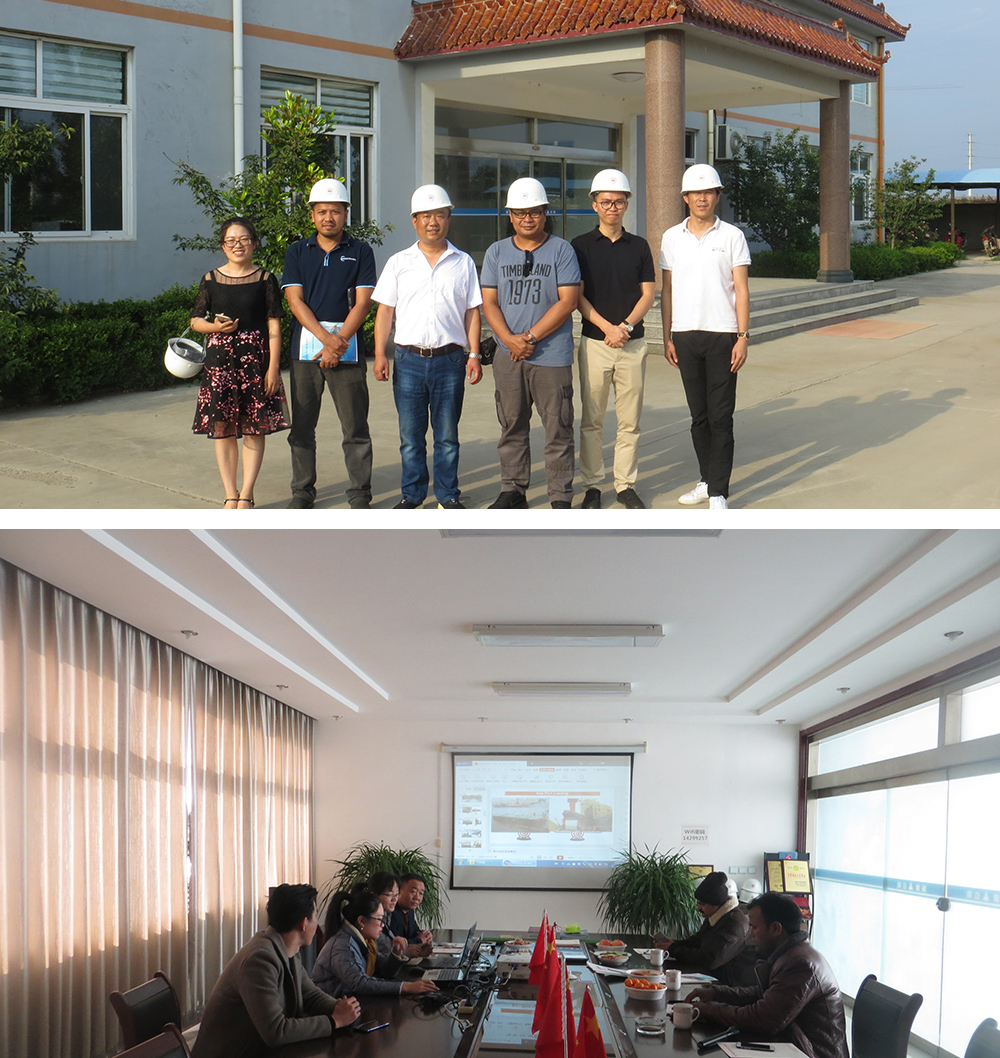 Factory visit invitation for dredging ships