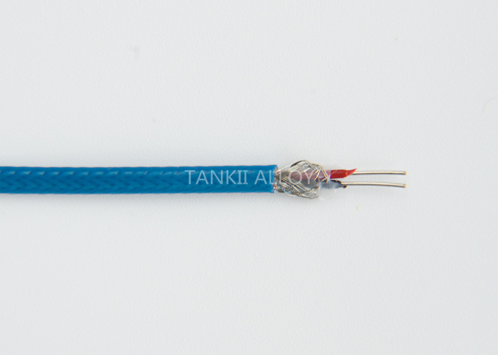 Insulation Type J Thermocouple Wire Solid Shape Thermocouple Compensating Cable
