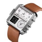 New Design 1584 Dual Movement Wrist Multifunction Analog Digital Sports Watches