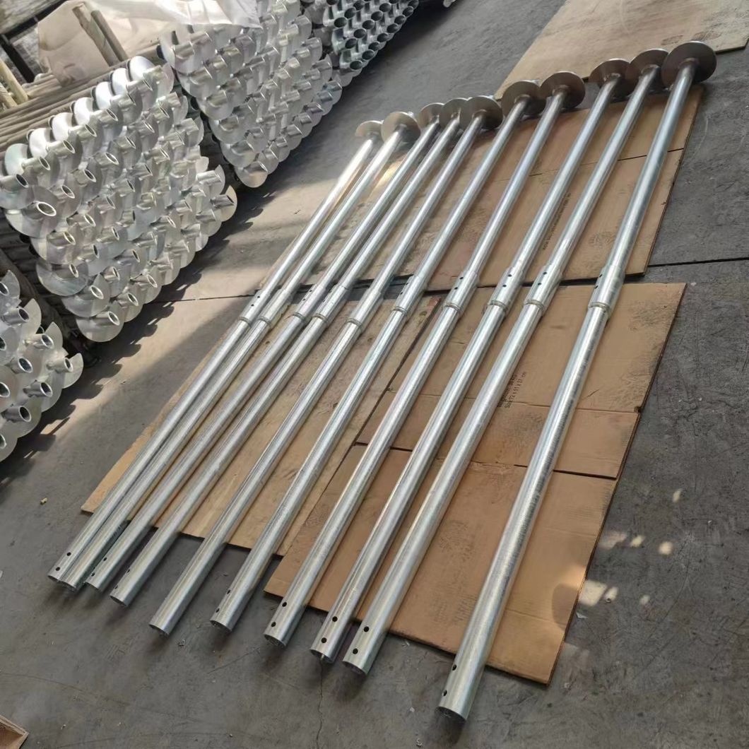 High Strength Prefab Hot Deep Galvanized Steel Bolt Screw Helical Anchor