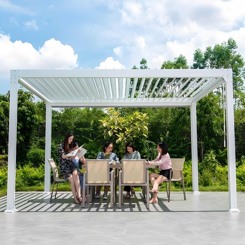 Freestanding Aluminum Patio Pergola Rust-resistance Easy Installation