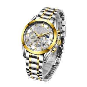 China 19cm Stainless Steel Quartz Watch For Ladies Waterproof 3BAR 10 ATM wholesale