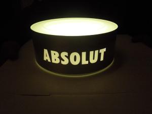 China 20mm Round Led Bottle Glorifier Engraved Acrylic Lighted Bar Shelves wholesale
