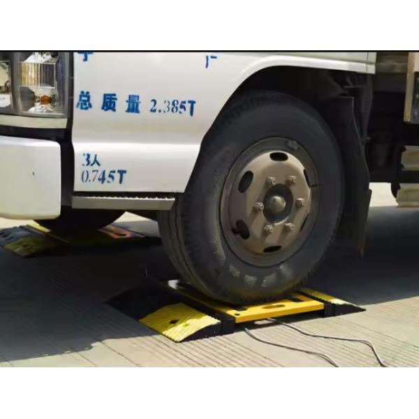 10T Wireless Truck Axle Scale Portable Vehicle Weigh Pads With Touch Screen Indicator