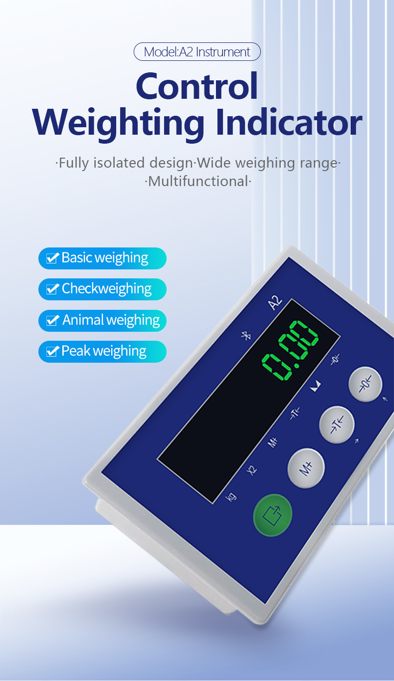LED Display Embedded Weighing Indicator for SOHE A2 Instrument Sensor Measurement
