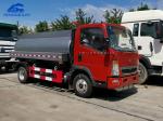 6000 Liter HOWO Light Truck Oil Fuel Tanker Truck 7.50R16