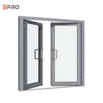 Aluminum Bay Casement Windows Double Glazed outdoor kitchen Windows
