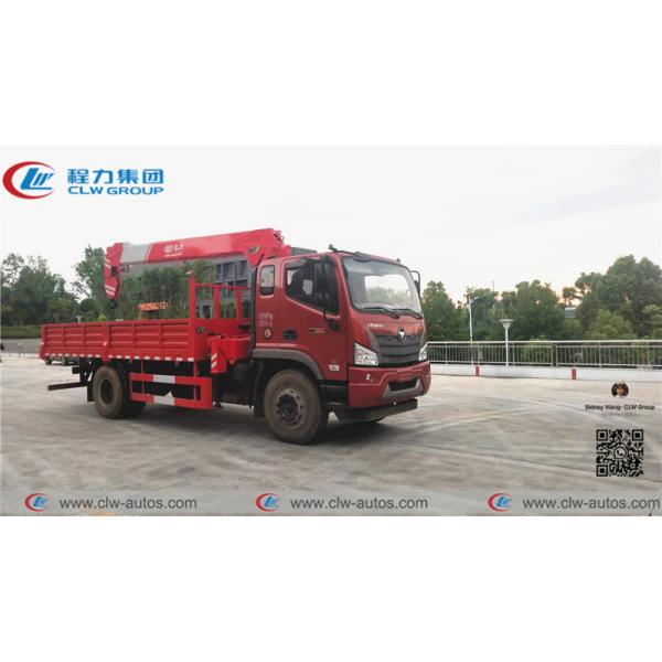 6.3T 8T Foton Rowor 4x2 LHD Truck Mounted Telescopic Crane