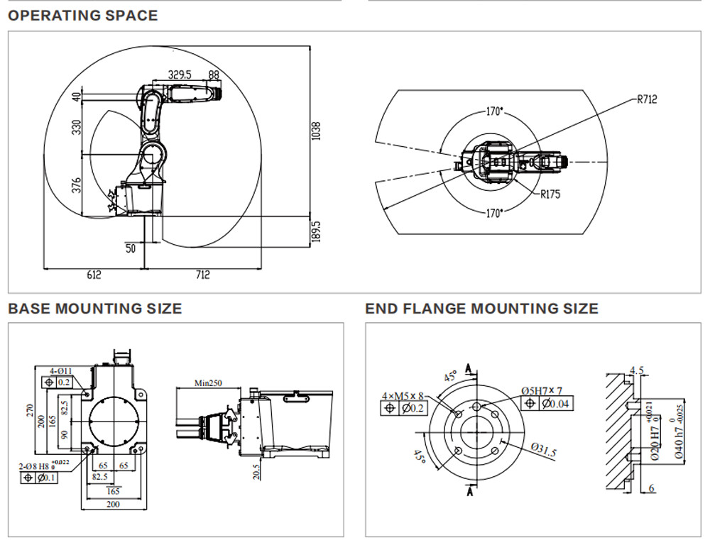 Desktop Robot In Handling Operations Machine Tending Sorting Assembling Grinding Polishing For 3C Metal Parts ER10-700