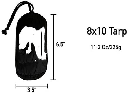Ultralight 20D Ripstop Nylon Backpacking Hammock Tarp For Camping