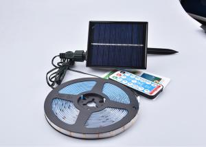 China 1200mAh 30LEDs/M Solar Powered Ip65 Rated Led Strip Lights wholesale