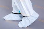 Non Skid Anti Dust PP Surgical Medical Shoe Covers