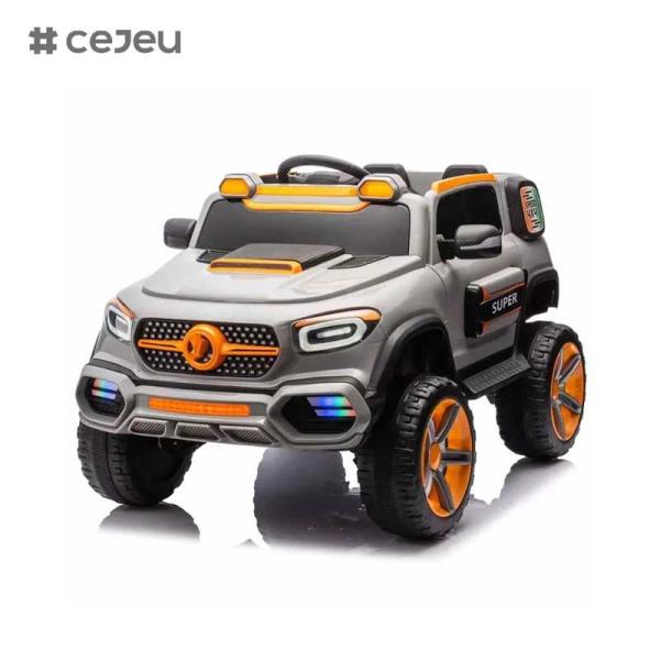CJ-SYB-G65 Wholesale Unisex 4-Wheel Electric Ride-On Toy Car Wholesale Red White Color Scheme Automatic Music Lights