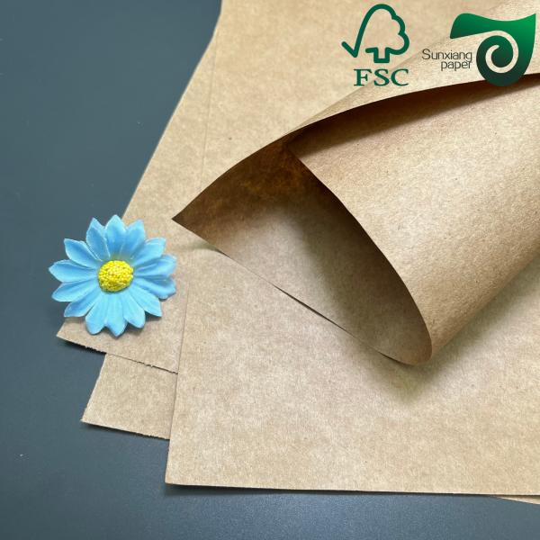 FSC Certified Virgin White Kraft Paper Rolls 150gsm 190gsm Ideal For Paper Bag Production