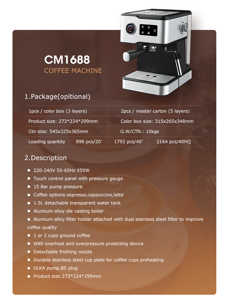 Espresso Coffee Machine Home Coffee Maker Coffee Machine Automatic