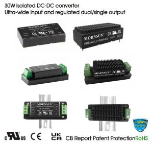 China 1000KHRS 30W DC DC Converter Regulated Dual Single Output wholesale