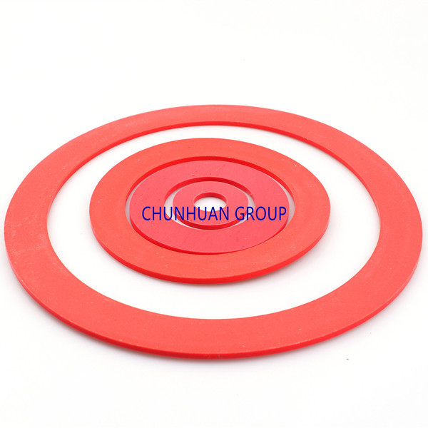 Red Sealing Fitting Washer Flange 3mm Epdm PTFE Gasket