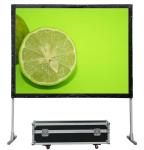 Collapsible PVC Projector Foldable Screen Front Rear Fast Folding