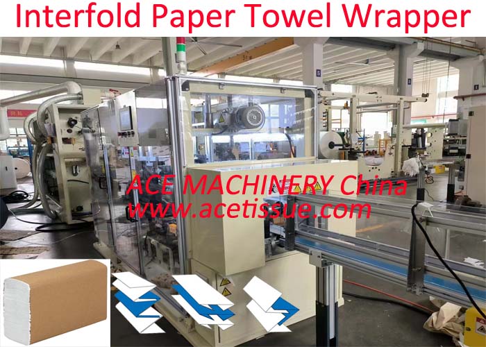 Z Fold paper towel Wrapping Machine