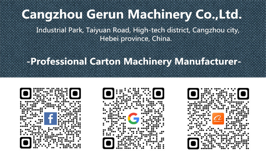 Automatic Corrugated Carton Folder Gluer Machine 400mm Min Size Max Gluing Length 1000mm