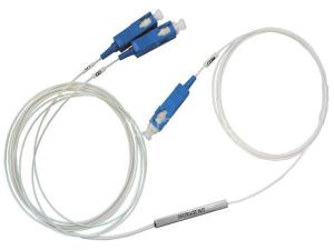 China GPON 1x2 Fiber Splitter Coupler Steel Tube SC Connector FTTH wholesale