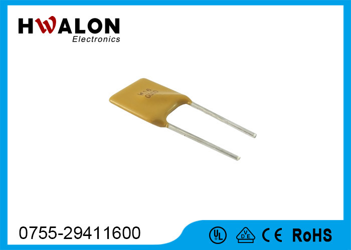 Yellow PPTC Thermistor Polymer PTC Fuse Environmental Protection OEM ODM