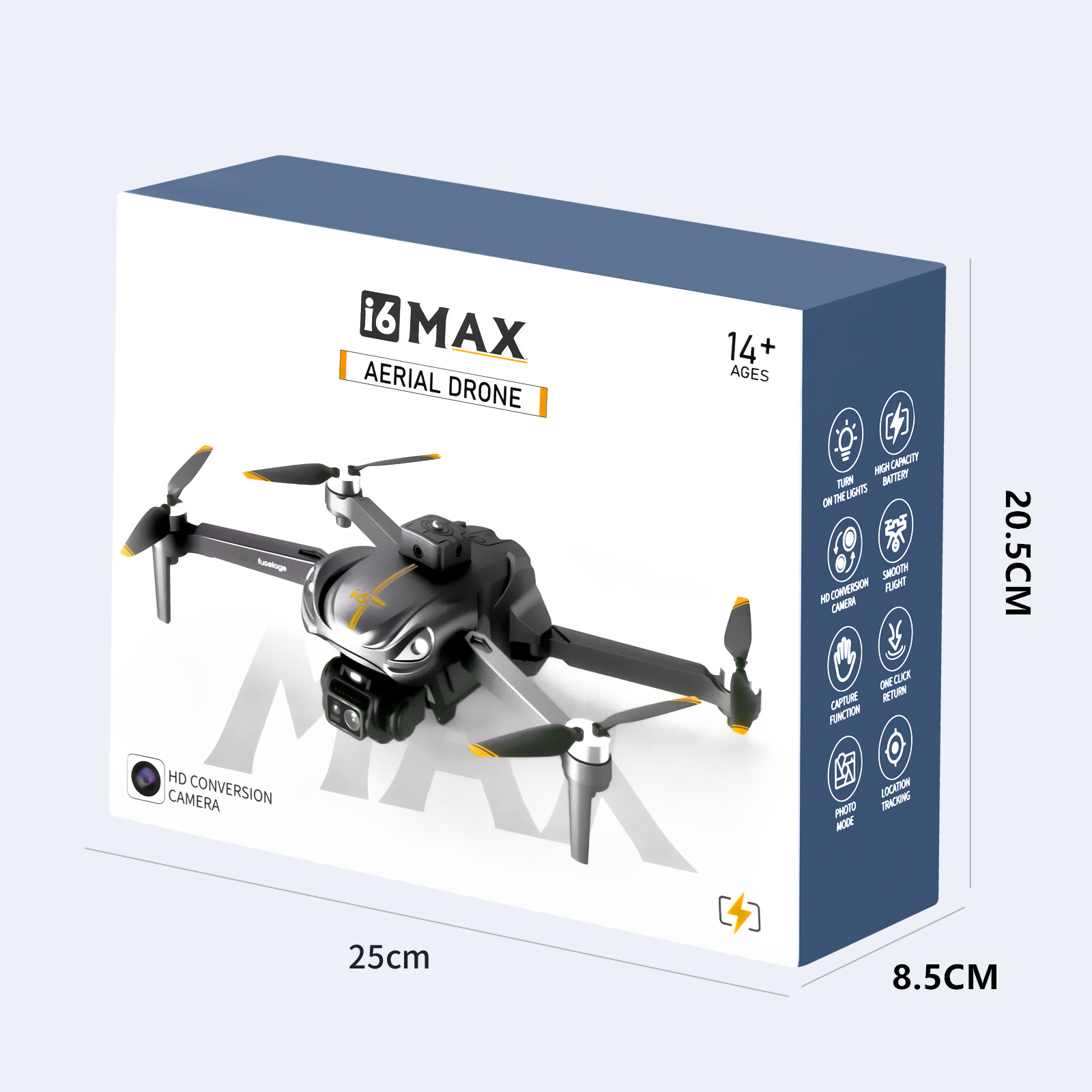 I6 Max Obstacle Avoidance Night 4k Dual Camera Aerial Fpv Drone Brushless Motor Wind Resistant Optical Flow Rc Quadcopter