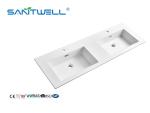 Top Quality SWJ1400D Wholesale China Suppliers Artificial Stone Basins Double